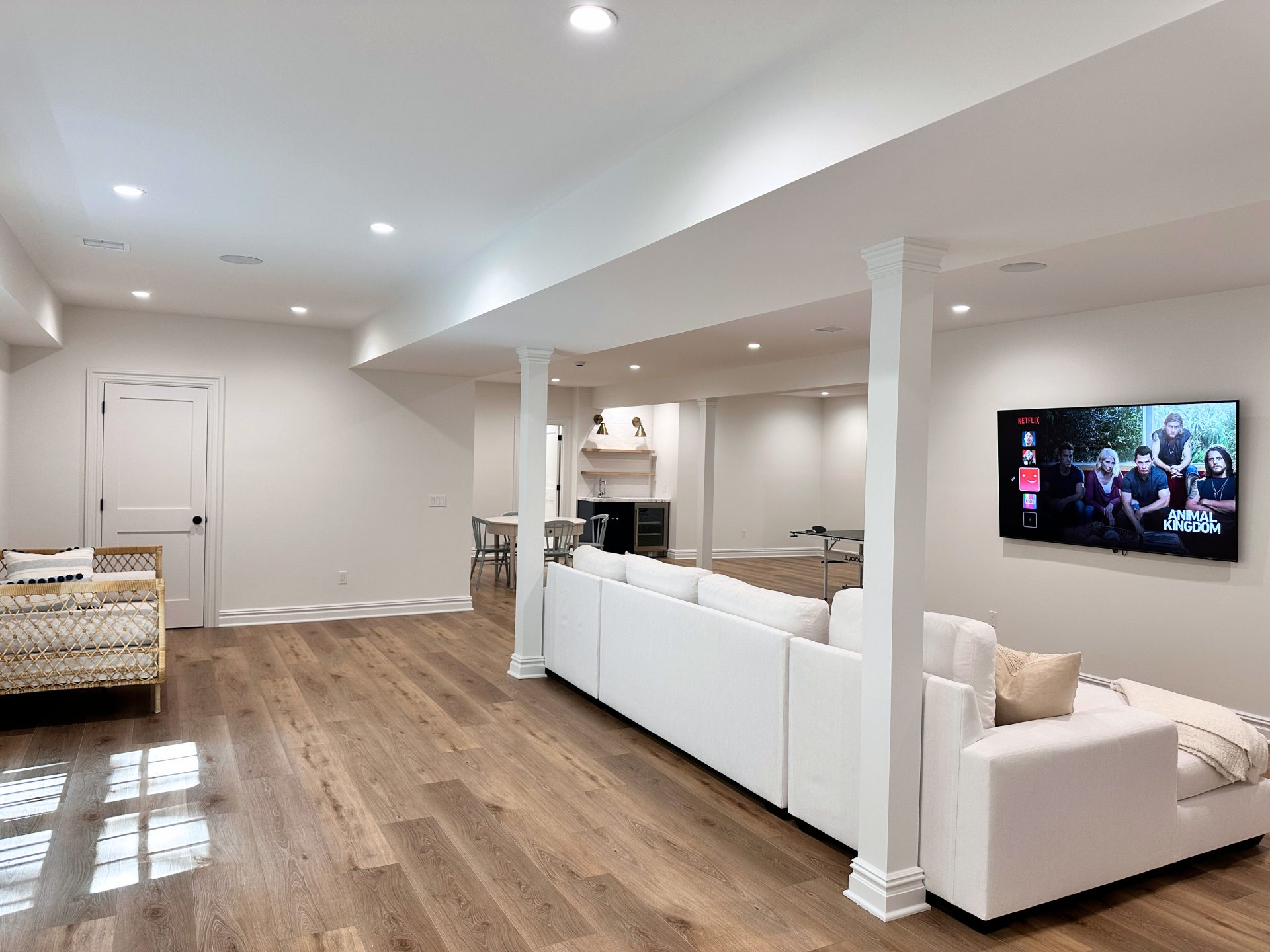 Basement Finishing at Litchfield, NH